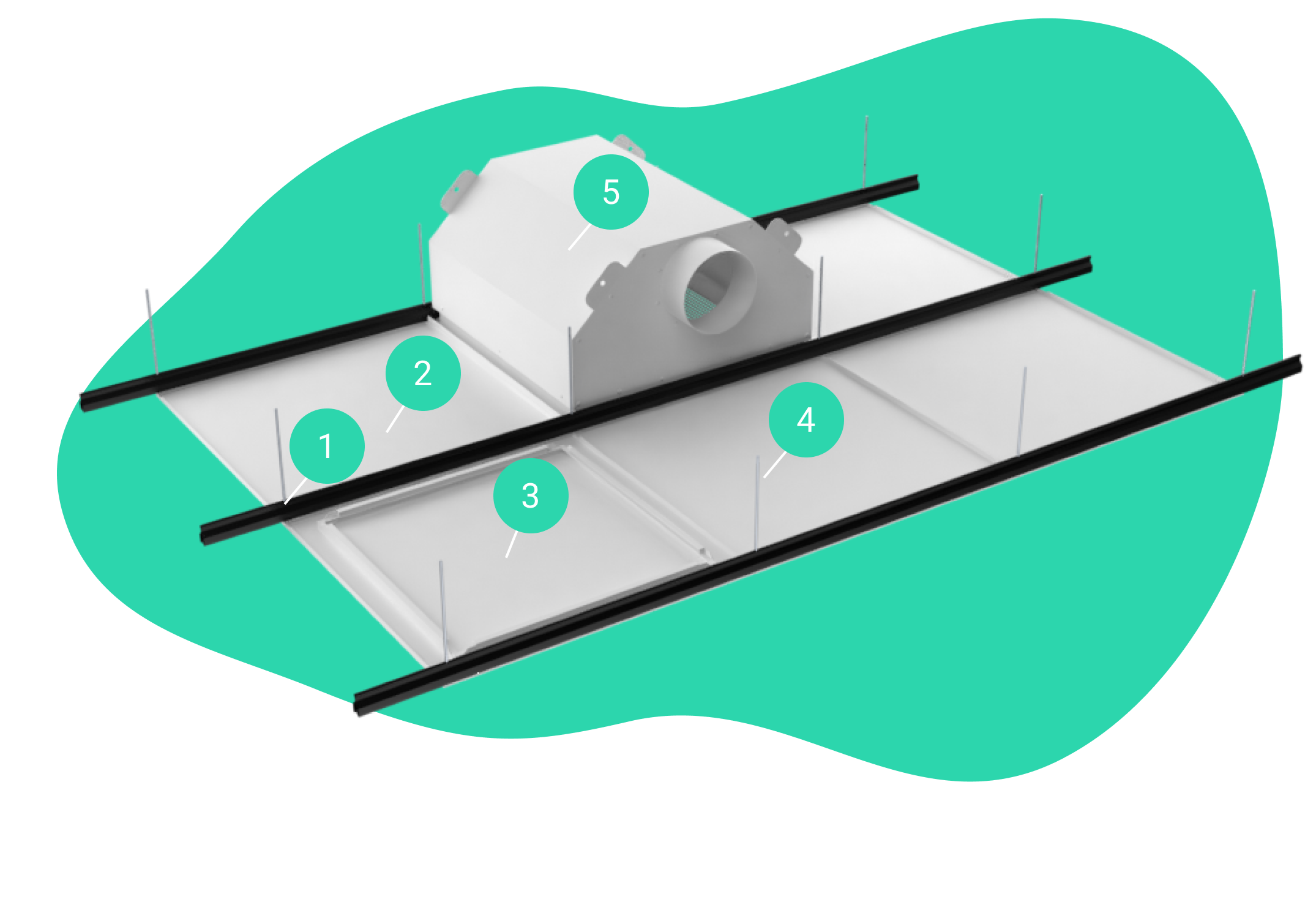 Потолочная система Clip-in